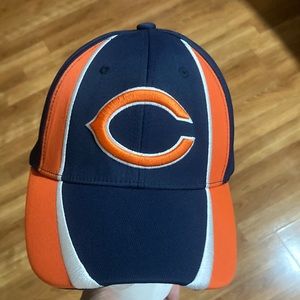 NFL Chicago Bears Orange, Navy Blue, and White Baseball Cap Hat